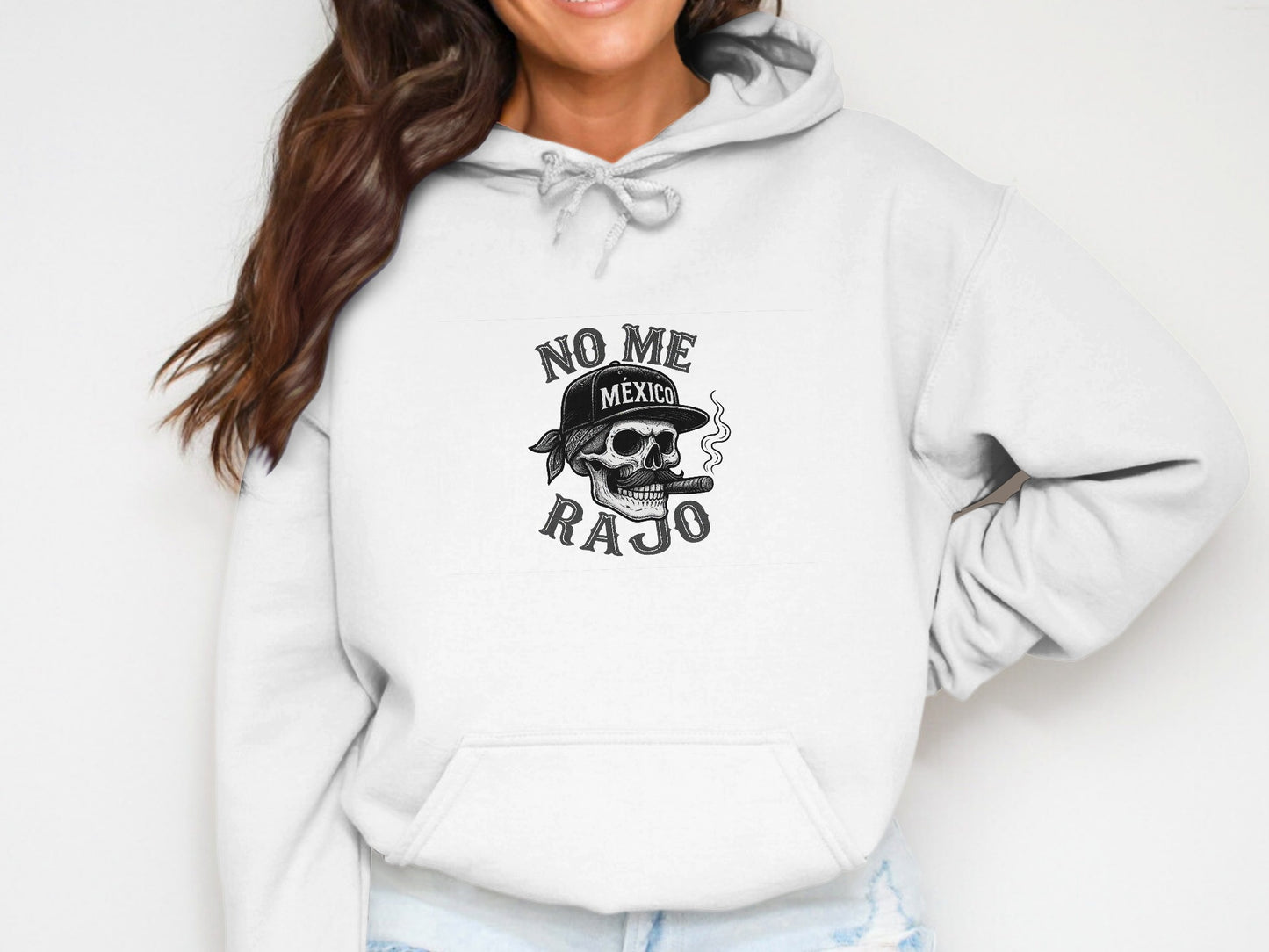 No Me Rajo Skull Graphic Hoodie product