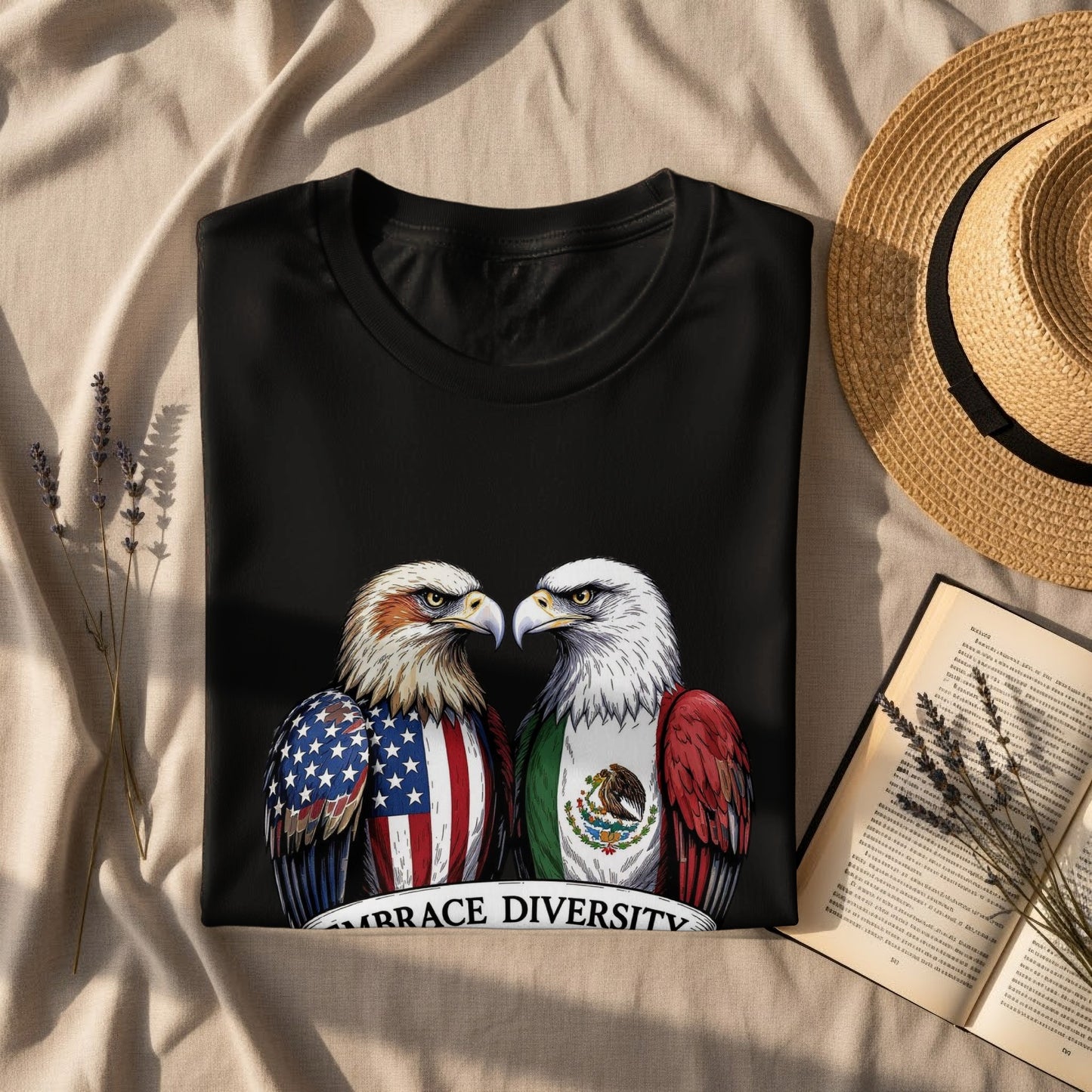 Embrace Diversity Bald Eagles Graphic T-shirt product