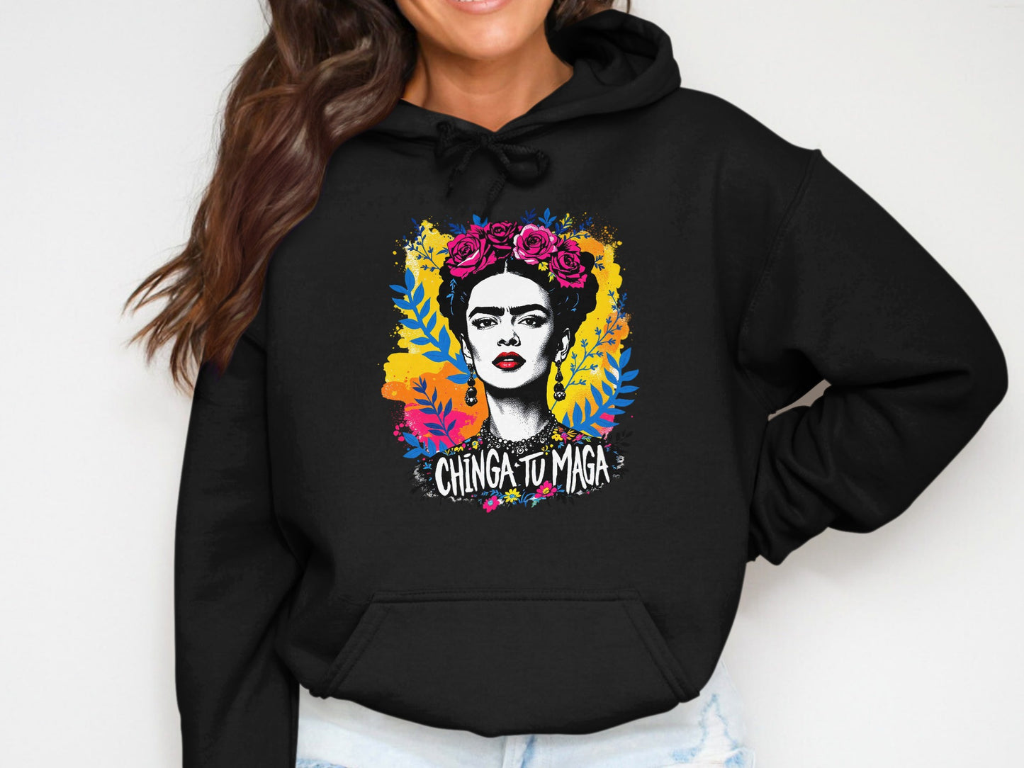 Chinga Tu Maga Frida Kahlo Graphic Hoodie Sweatshirt product