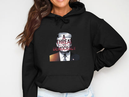 A Threat to Democracy Graphic Hoodie product type