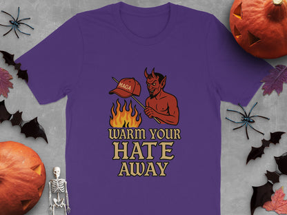 Warm Your Hate Away Devil Pumpkin Fun Product