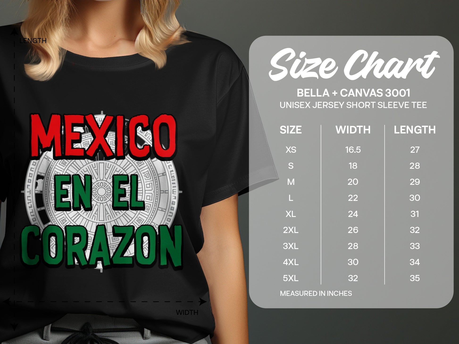 Mexico en el Corazon Unisex Jersey Tee product