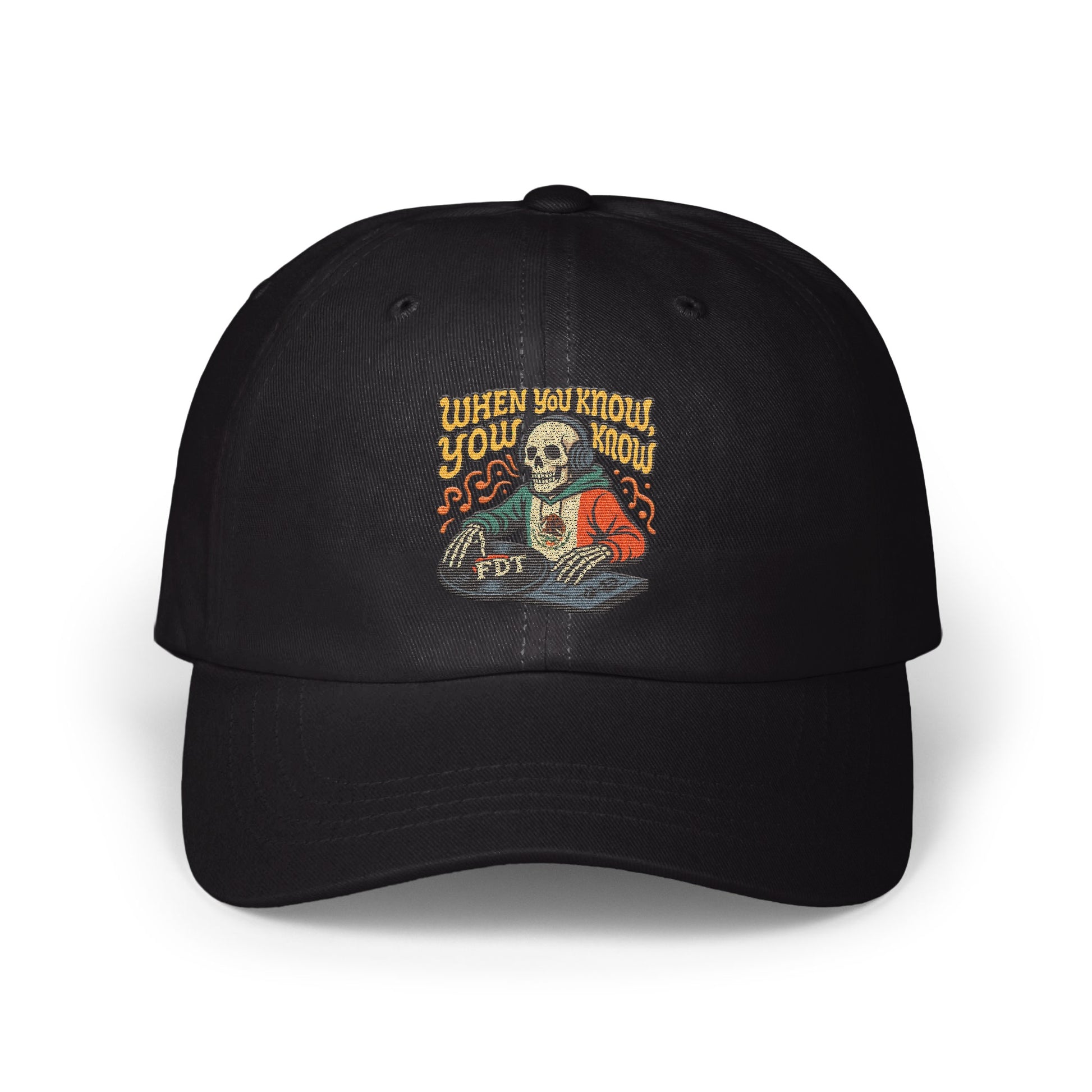 When You Know You Know Skull Embroidered Hat product