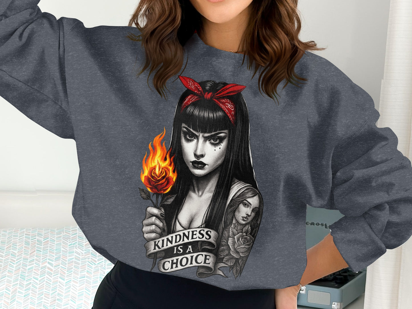 Kindness Is a Choice Graphic Sweatshirt product