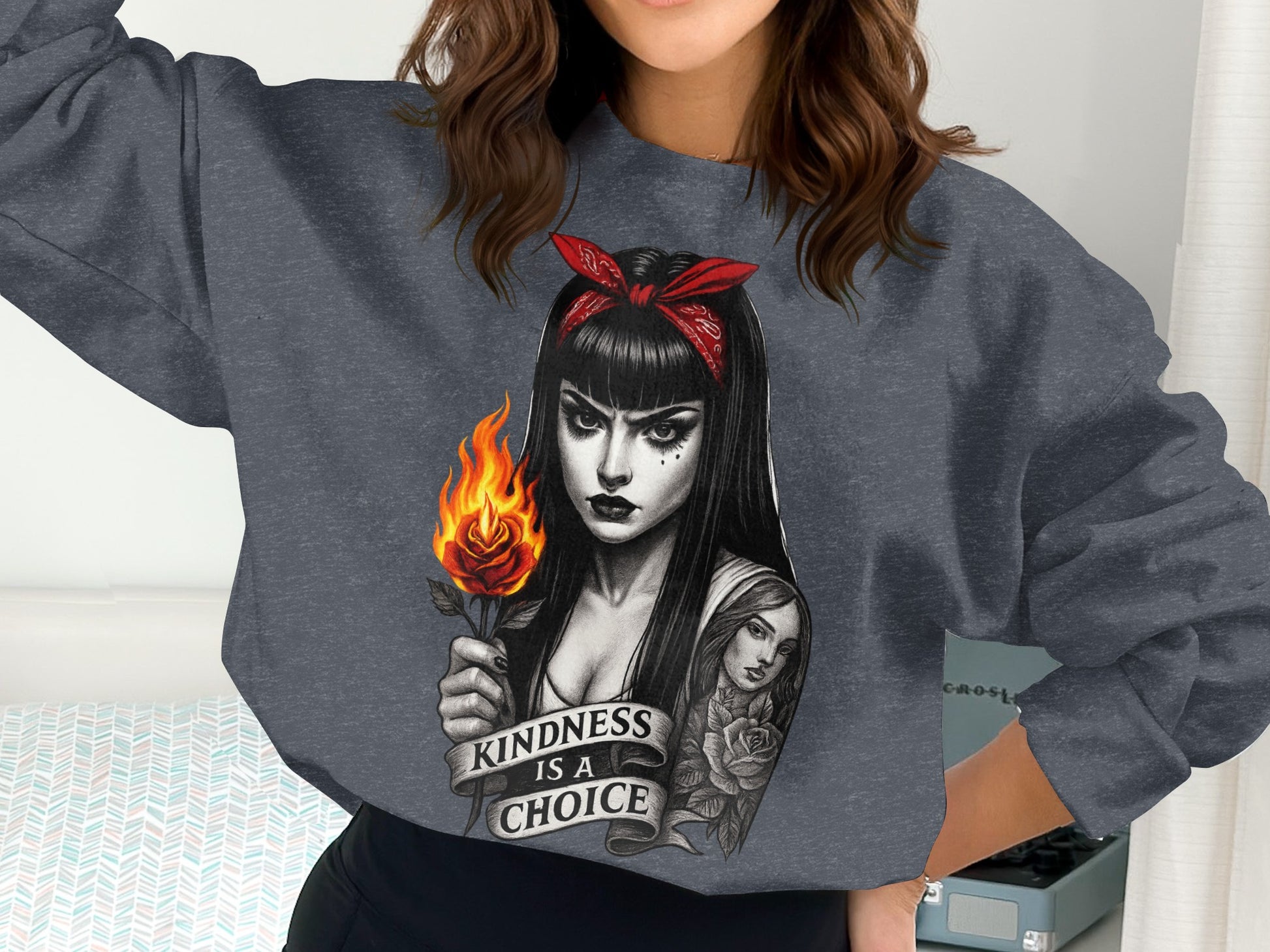 Kindness Is a Choice Graphic Sweatshirt product