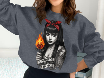 Kindness Is a Choice Graphic Sweatshirt product