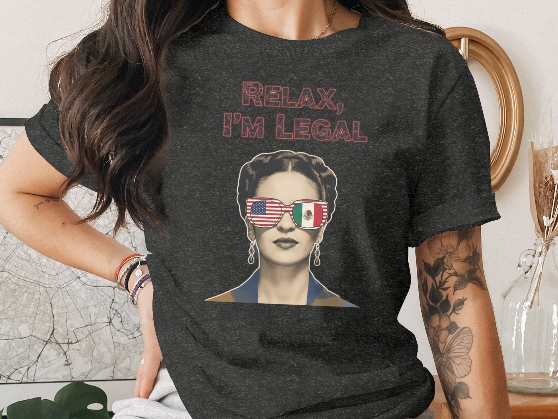 Relax I'm Legal Graphic T-Shirt for Statement Product