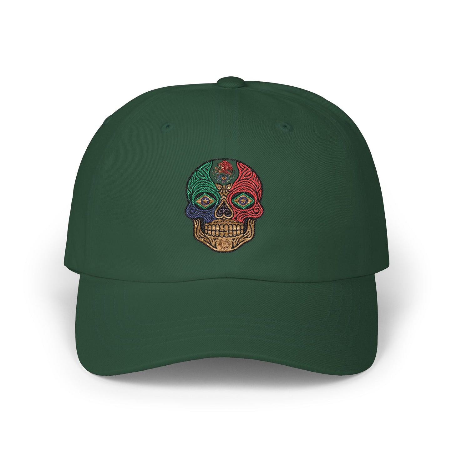 Colorful Skull Dad Cap, Casual Hat, Unique Headwear, Gift for Him, Summer Accessory, Festival Look
