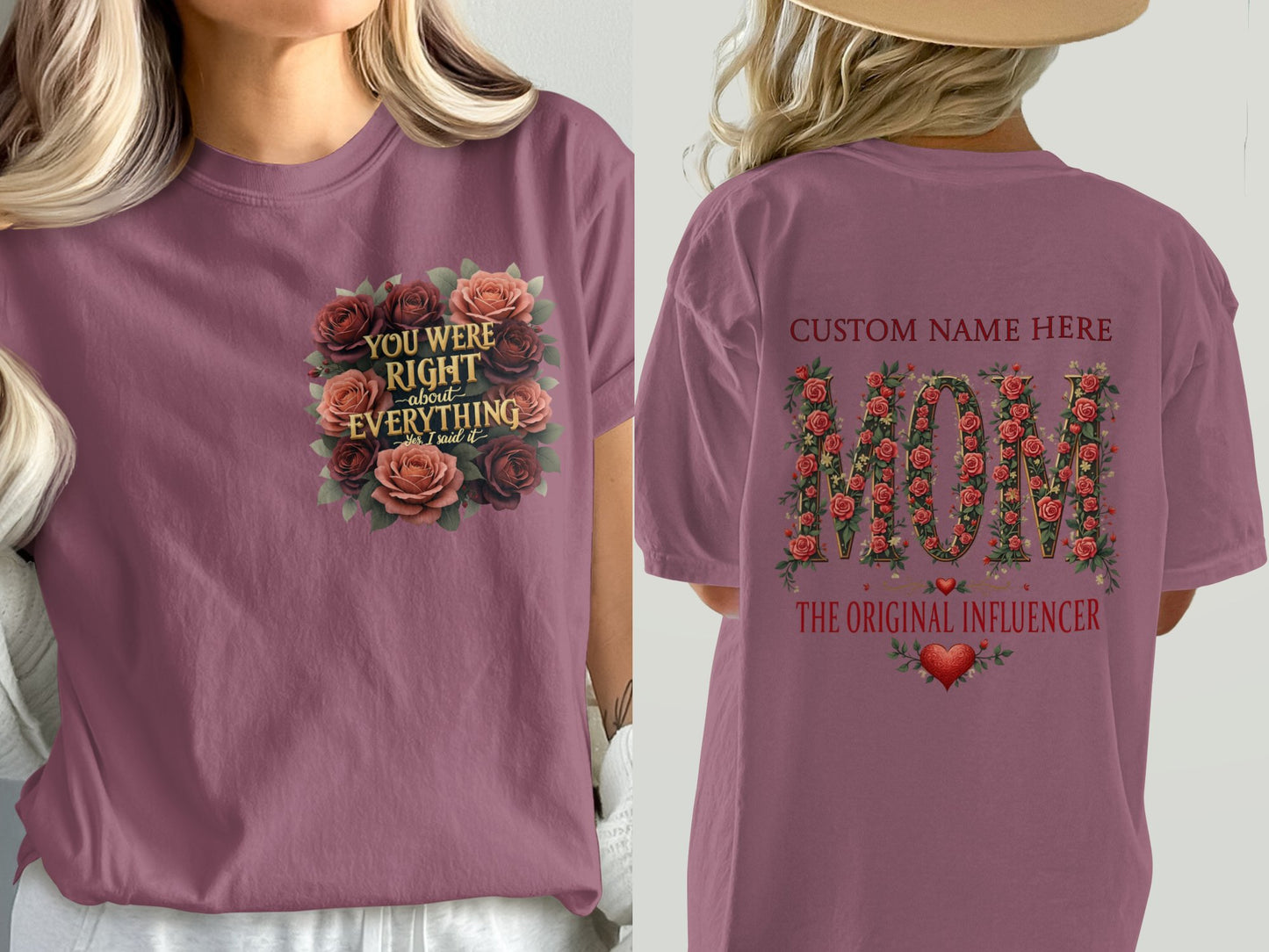 You Were Right About Everything Mom T-shirt product
