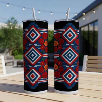 Colorful Geometric Pattern Tall Tumbler product