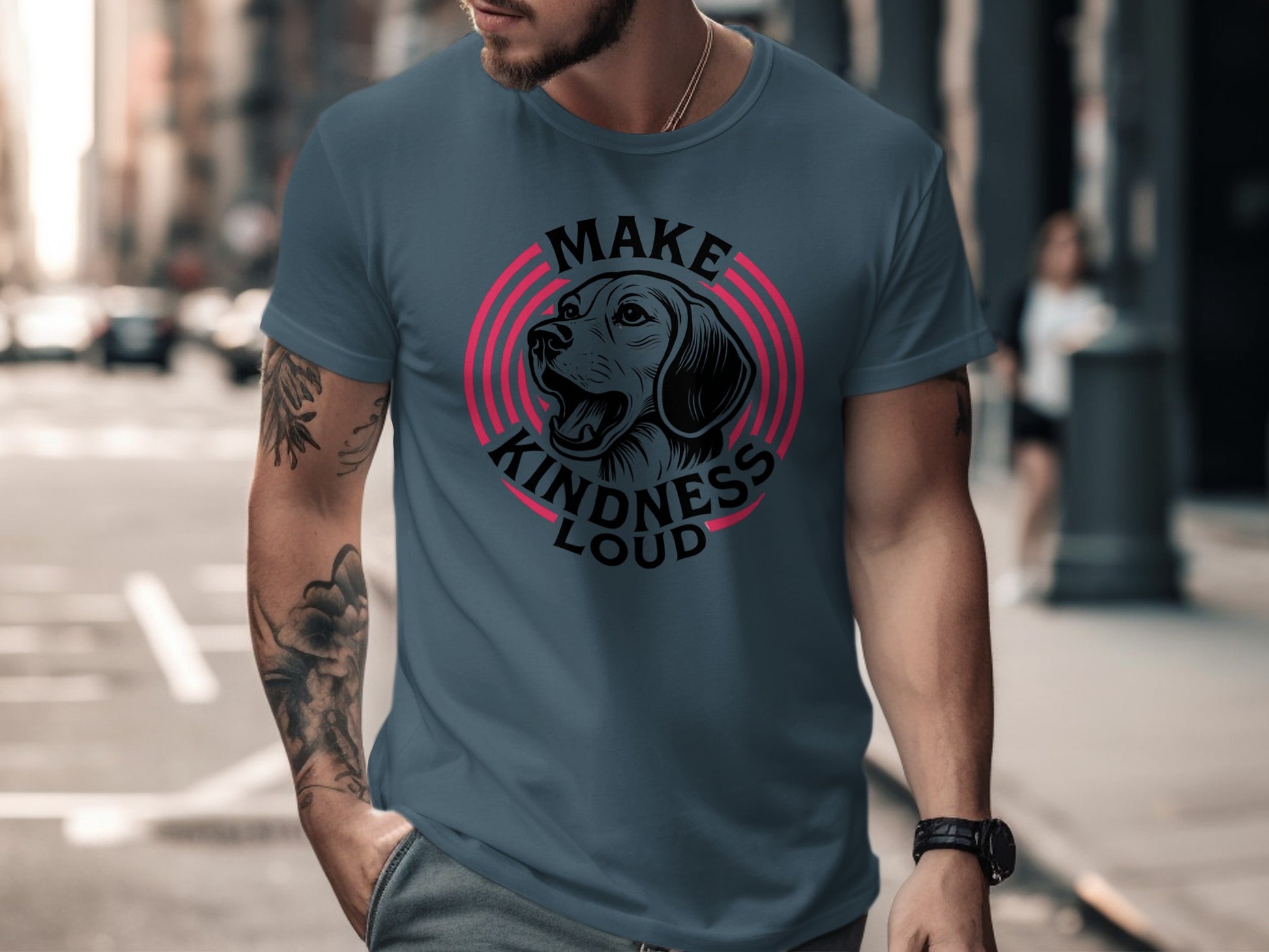 Make Kindness Loud Motivational Graphic Tee