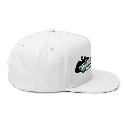 Stylish Snapback Cap with Colorful Embroidered Logo Hat