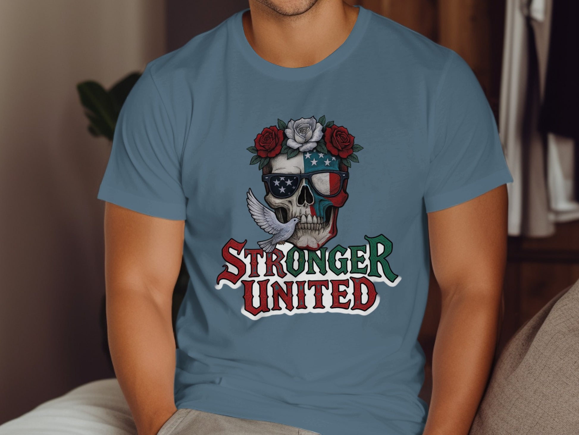Stronger United Skull Graphic T-shirt product type