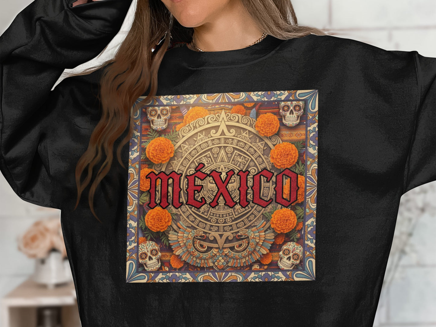 Mexico Dia de los Muertos Sweatshirt Product