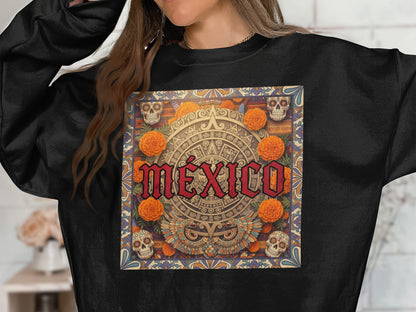 Mexico Dia de los Muertos Sweatshirt Product