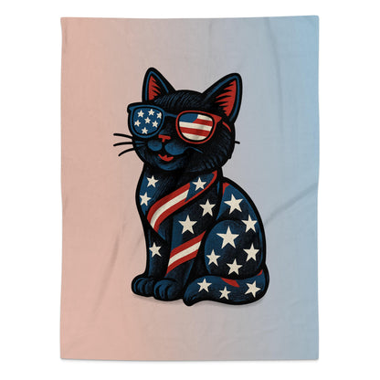 Patriotic Cat in Stars and Stripes Sunglasses product type