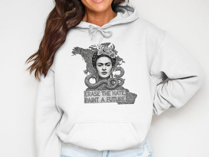 Frida Kahlo Erase the Hate Paint a Future Art