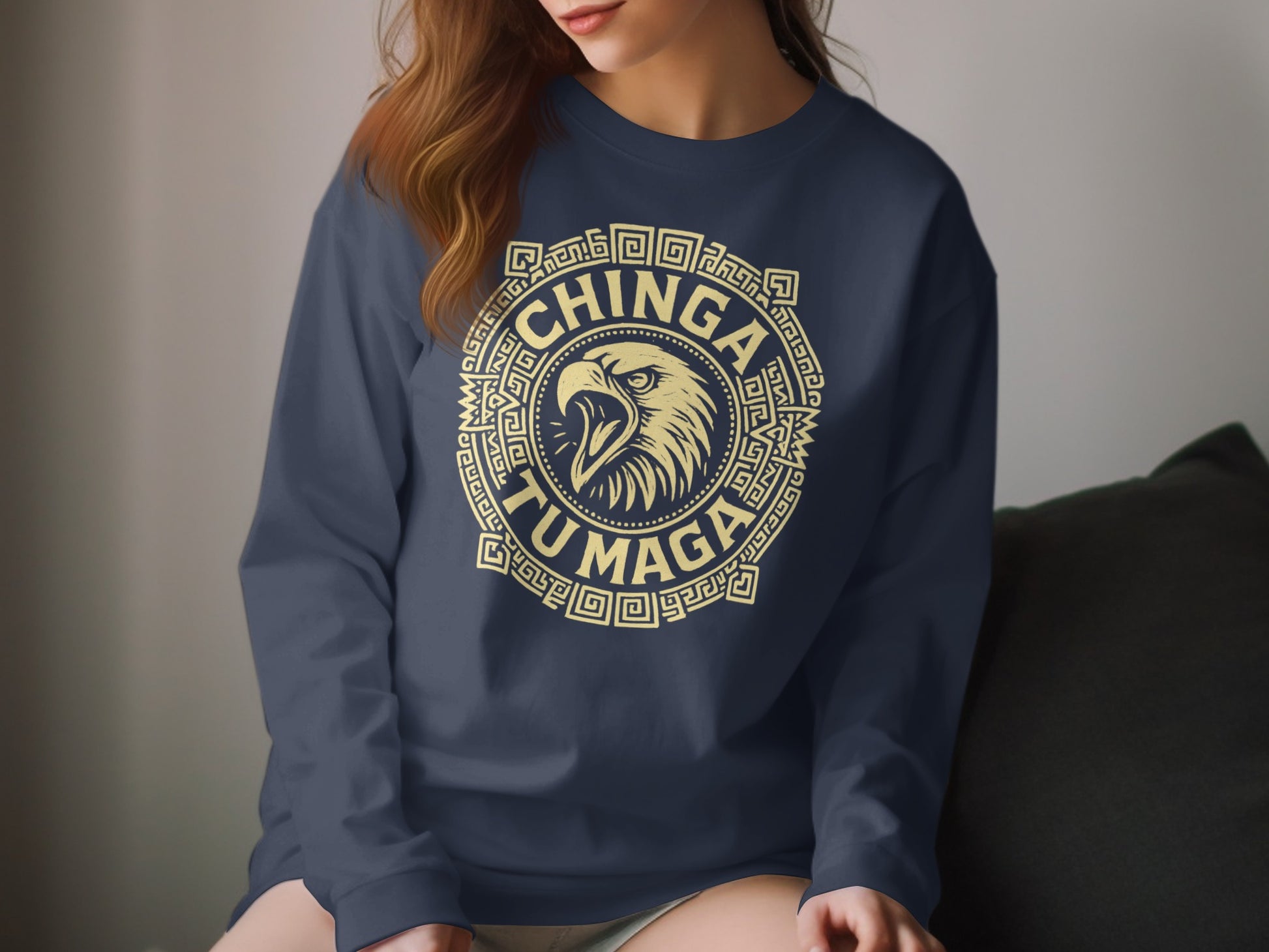 Chinga Tu Maga Eagle Graphic Apparel for Trendy Wear
