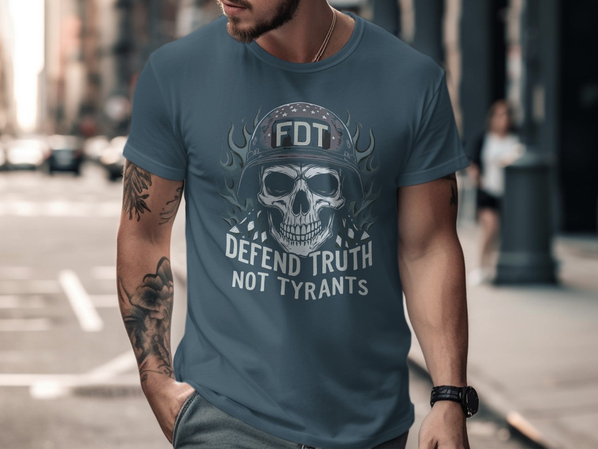 Defend Truth Not Tyrants Graphic T-Shirt