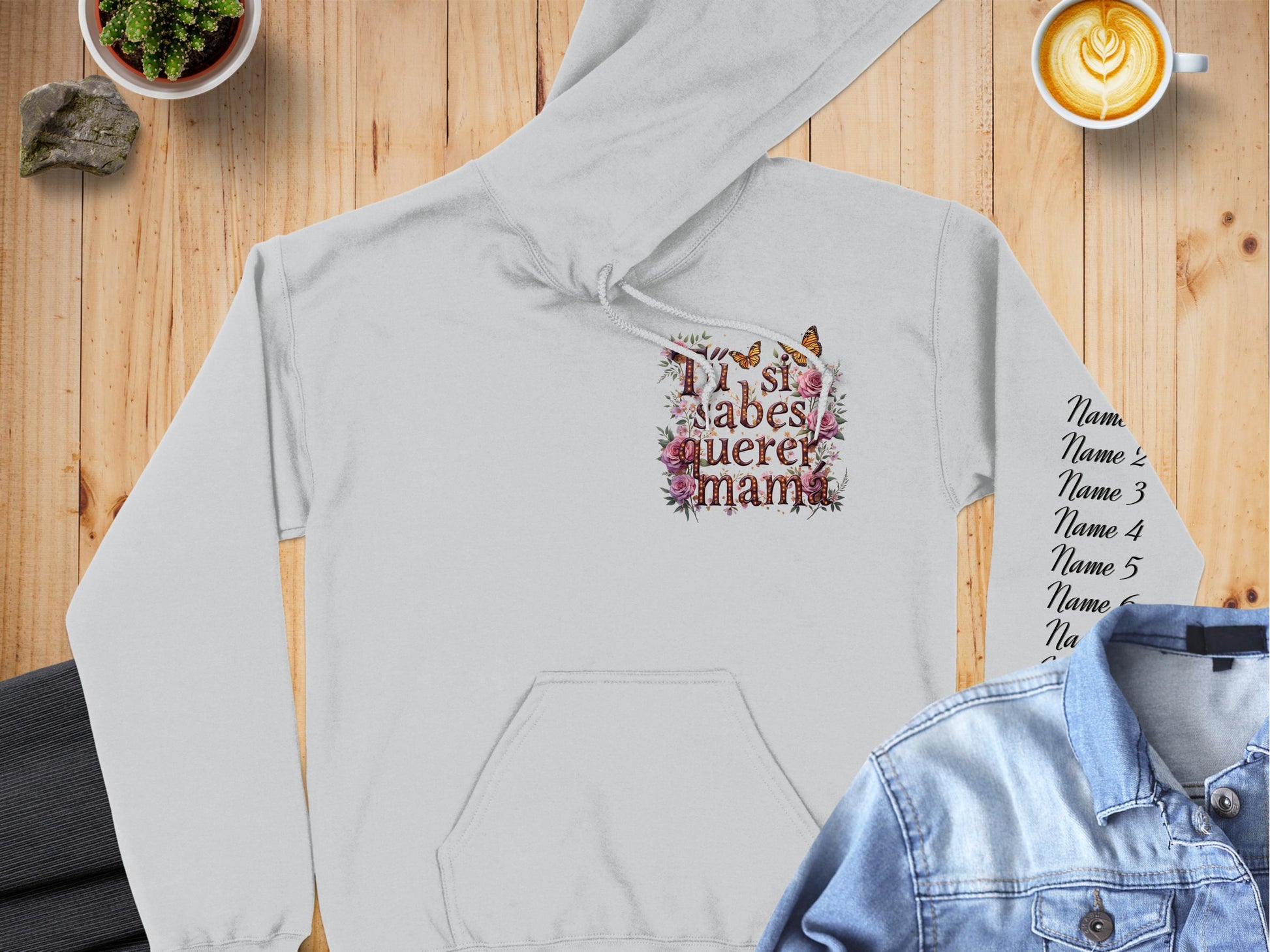 Al Si Labes Queres Mente Floral Graphic Hoodie product