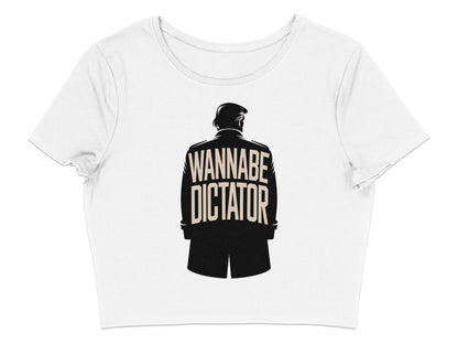 Wannabe Dictator Graphic Short Sleeve Crop Top product