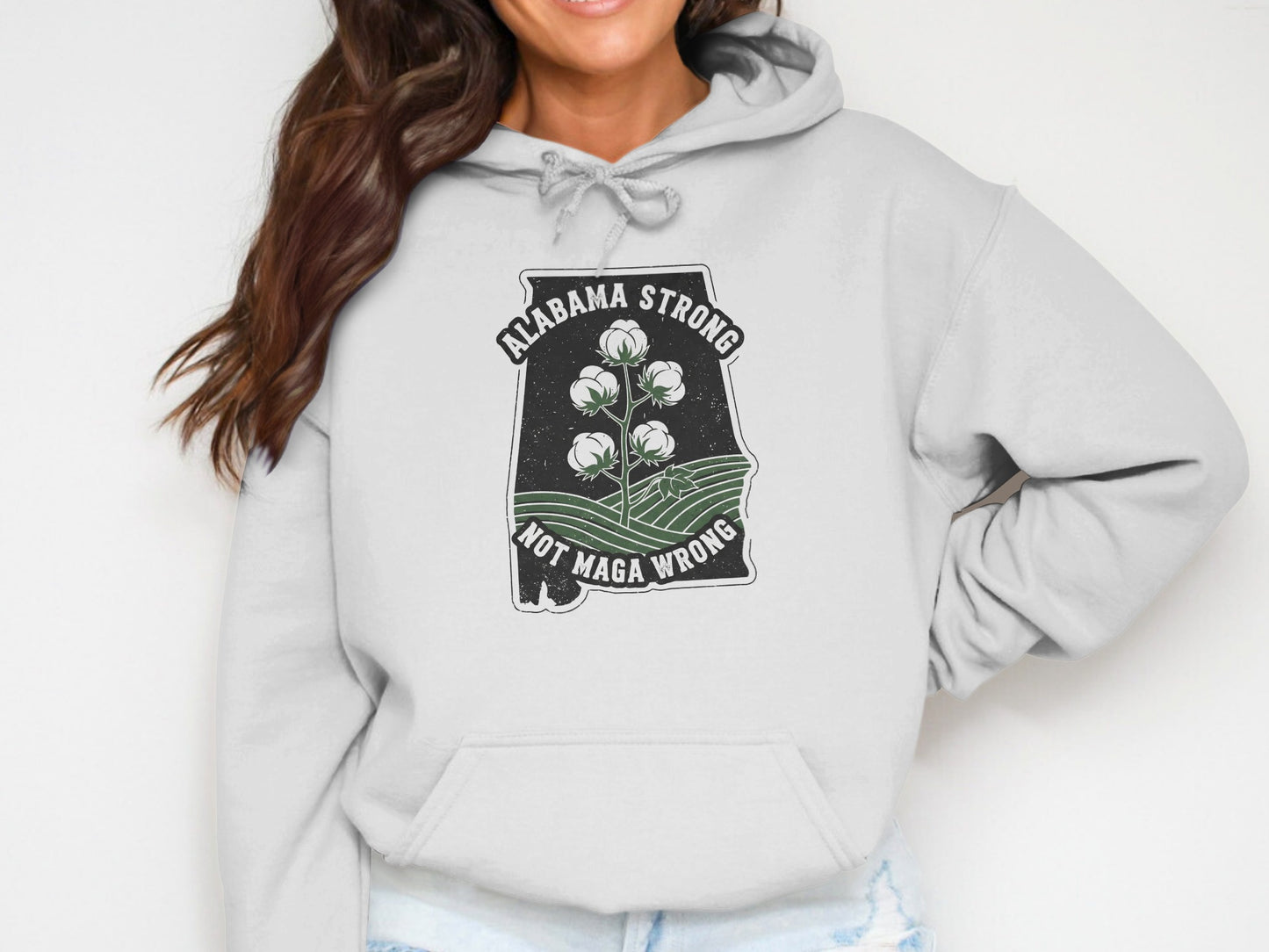 Alabama Strong Not Maga Wrong Hoodie product