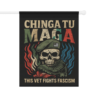 Chinga Tu MAGA This Vet Fights Fascism Flag Product