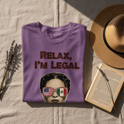 Relax I'm Legal Statement Print T-Shirt product