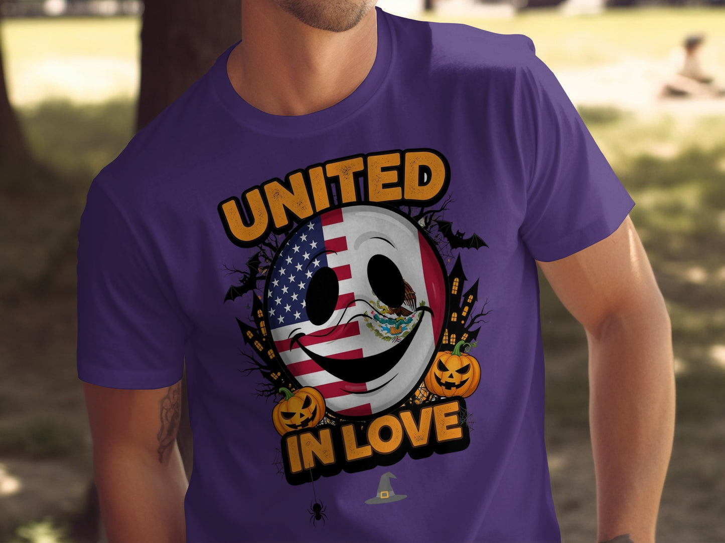 United In Love Halloween Smile Face T-Shirt product