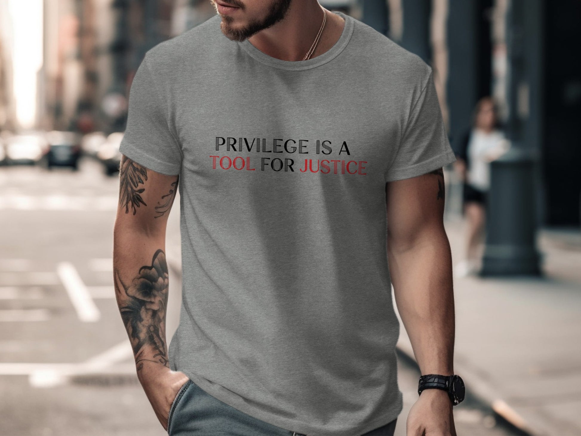 Privilege Is A Tool For Justice Graphic Tee