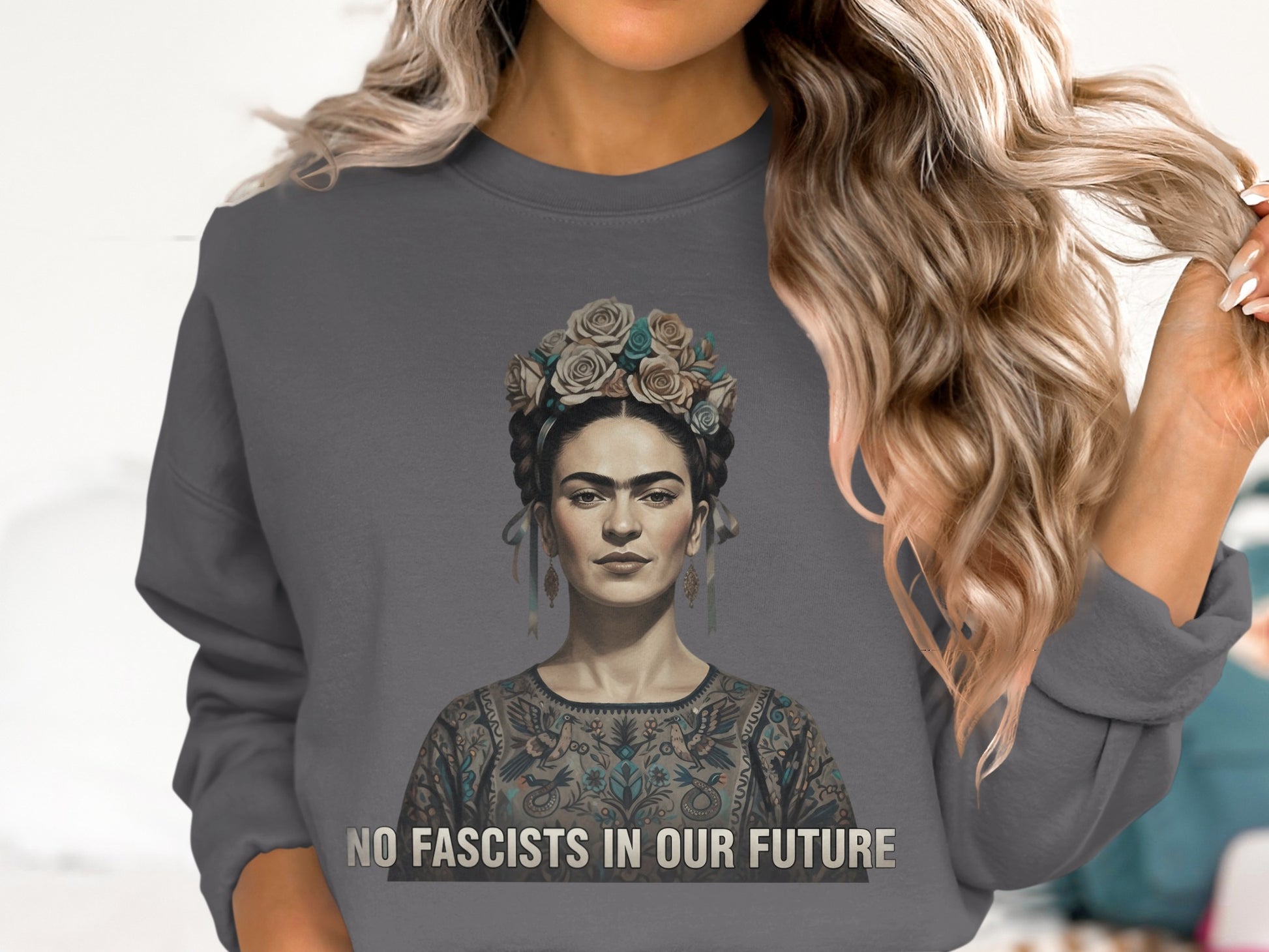 No Fascists In Our Future Statement Sweatshirt
