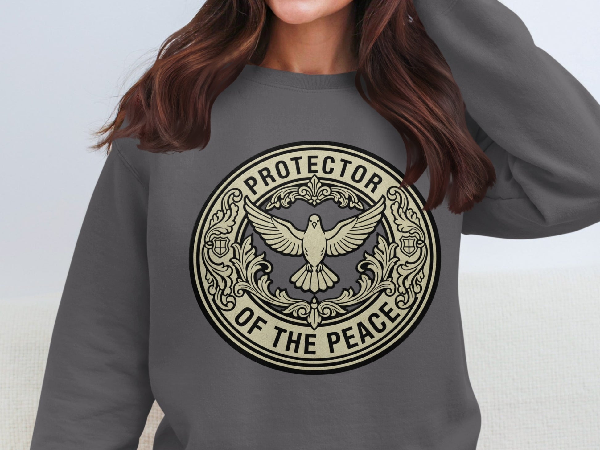 Protector Of The Peace Graphic Sweatshirt