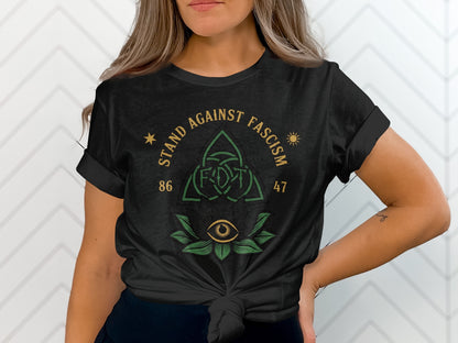 Stand Against Fascism Graphic Tee for a Bold Statement