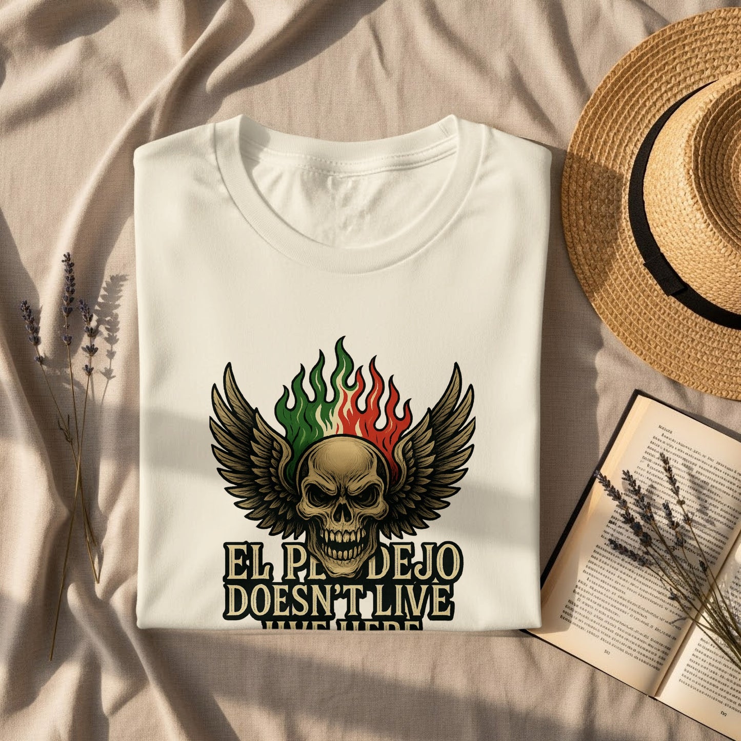 El P***ejo Doesn't Live Here Skull Wings product