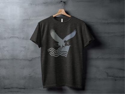 Stunning Eagle American Flag T-Shirt Graphic Design product type