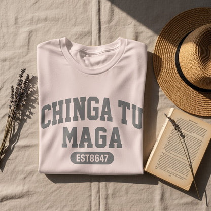 CHINGA TU MAGA EST8647 Graphic Tee Shirt