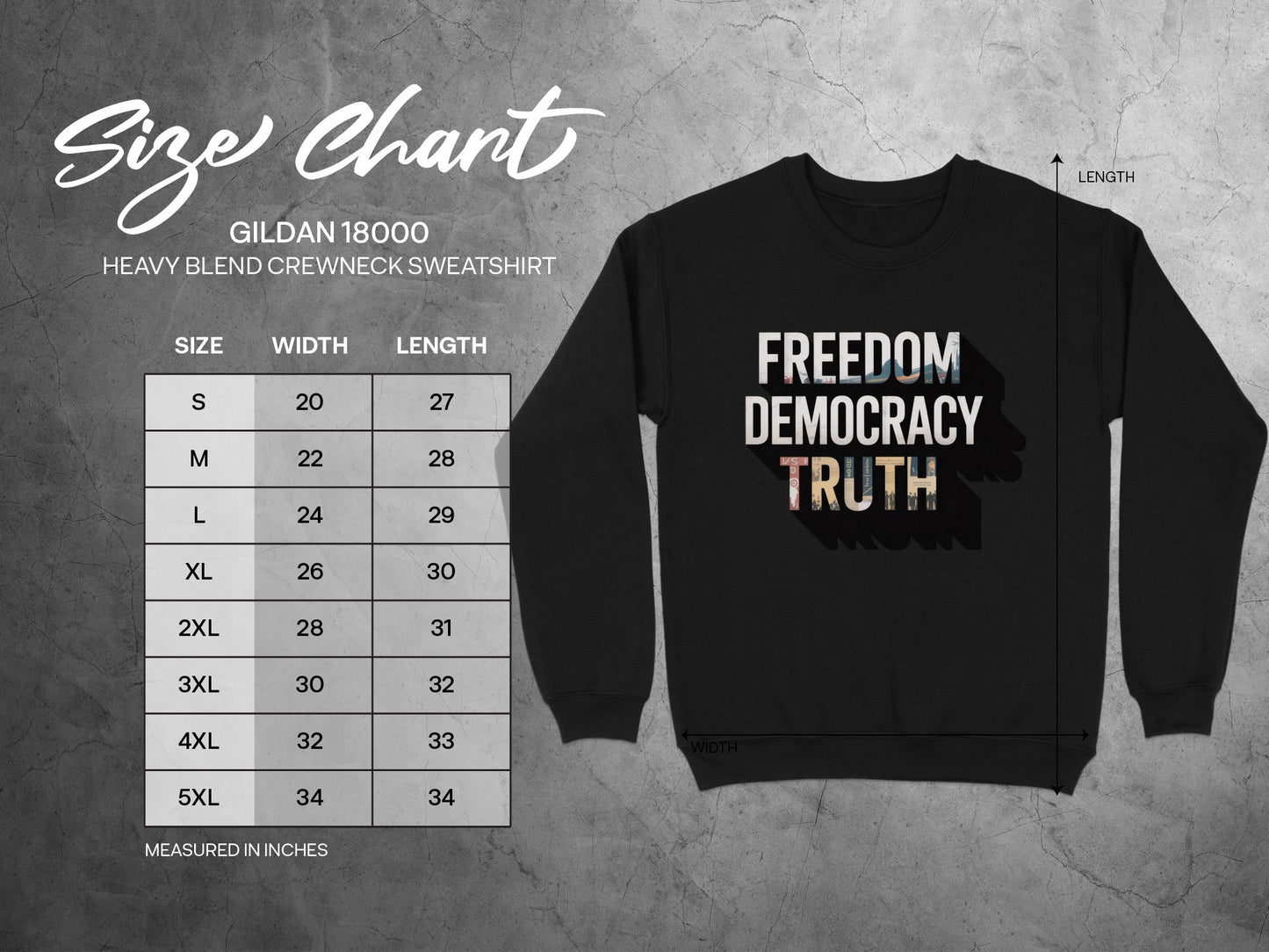Inspirational Freedom Democracy Truth Sweatshirt product