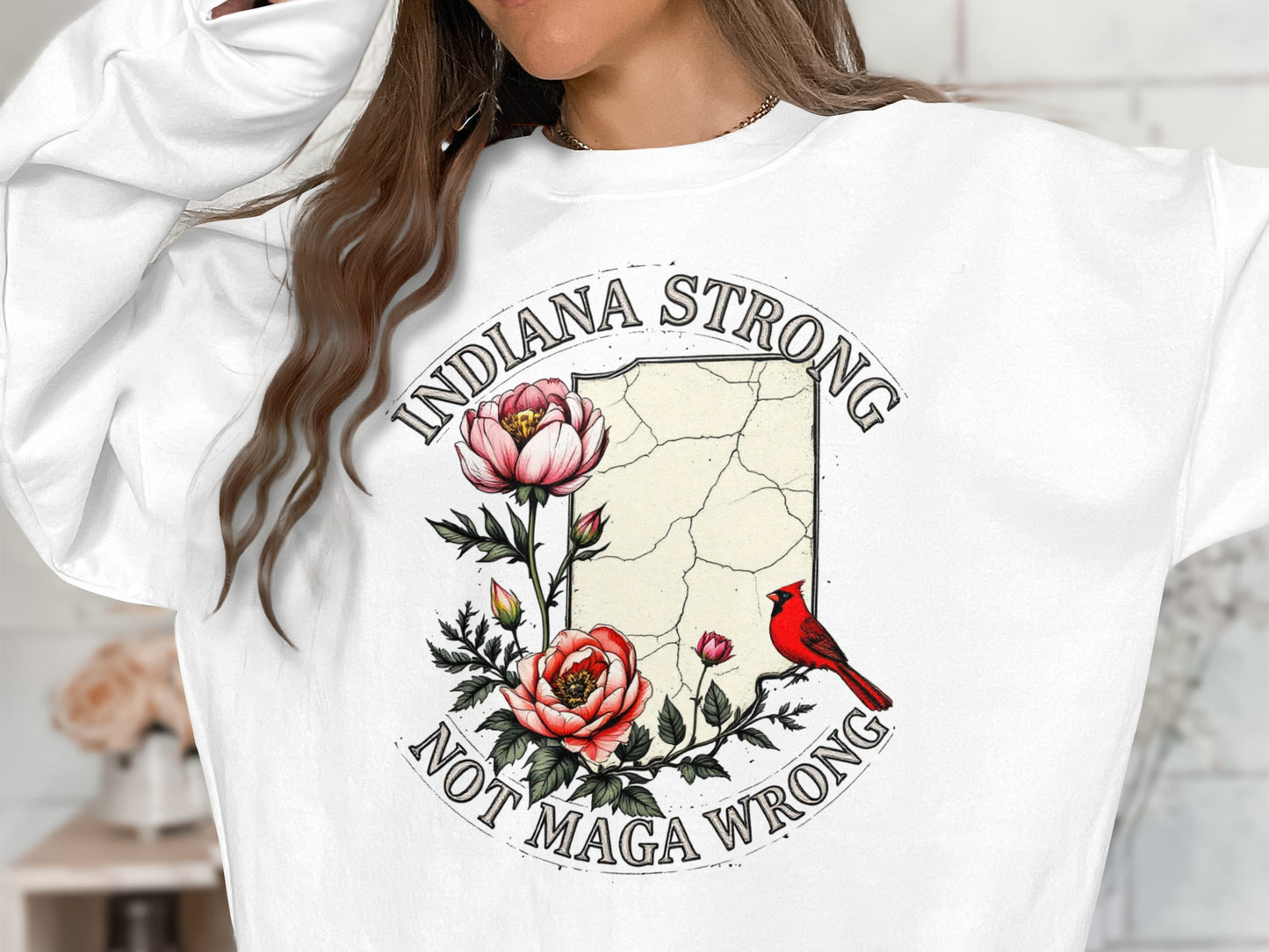 Indiana Strong Not Maga Wrong Shirt for Indiana Pride