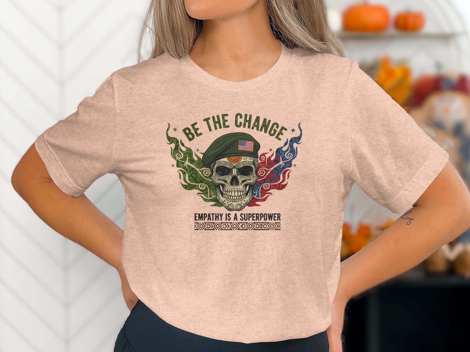 Be The Change Empathy Is A Superpower t-shirt