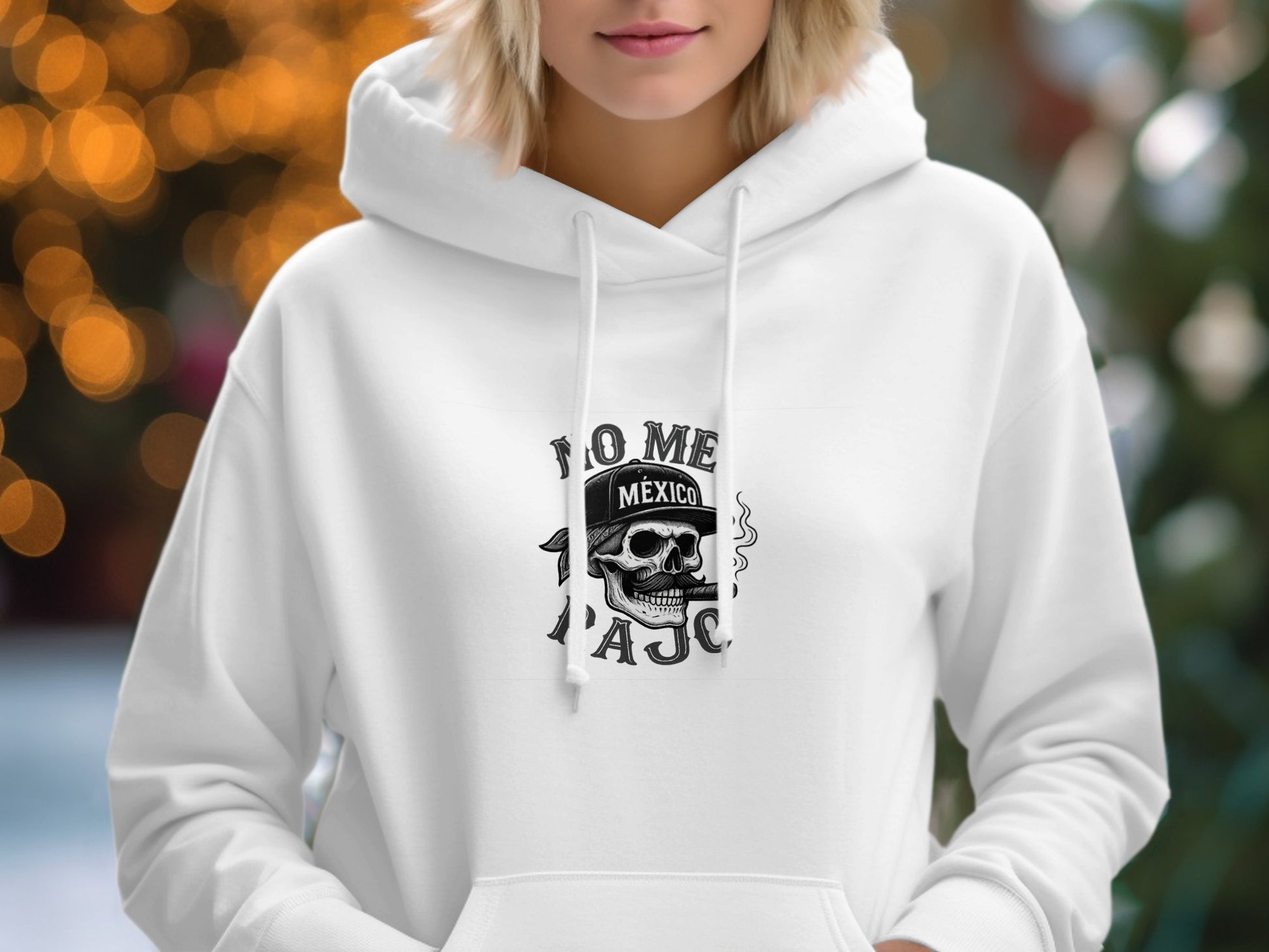 Mexican Skull No Me Paico Hoodie product type