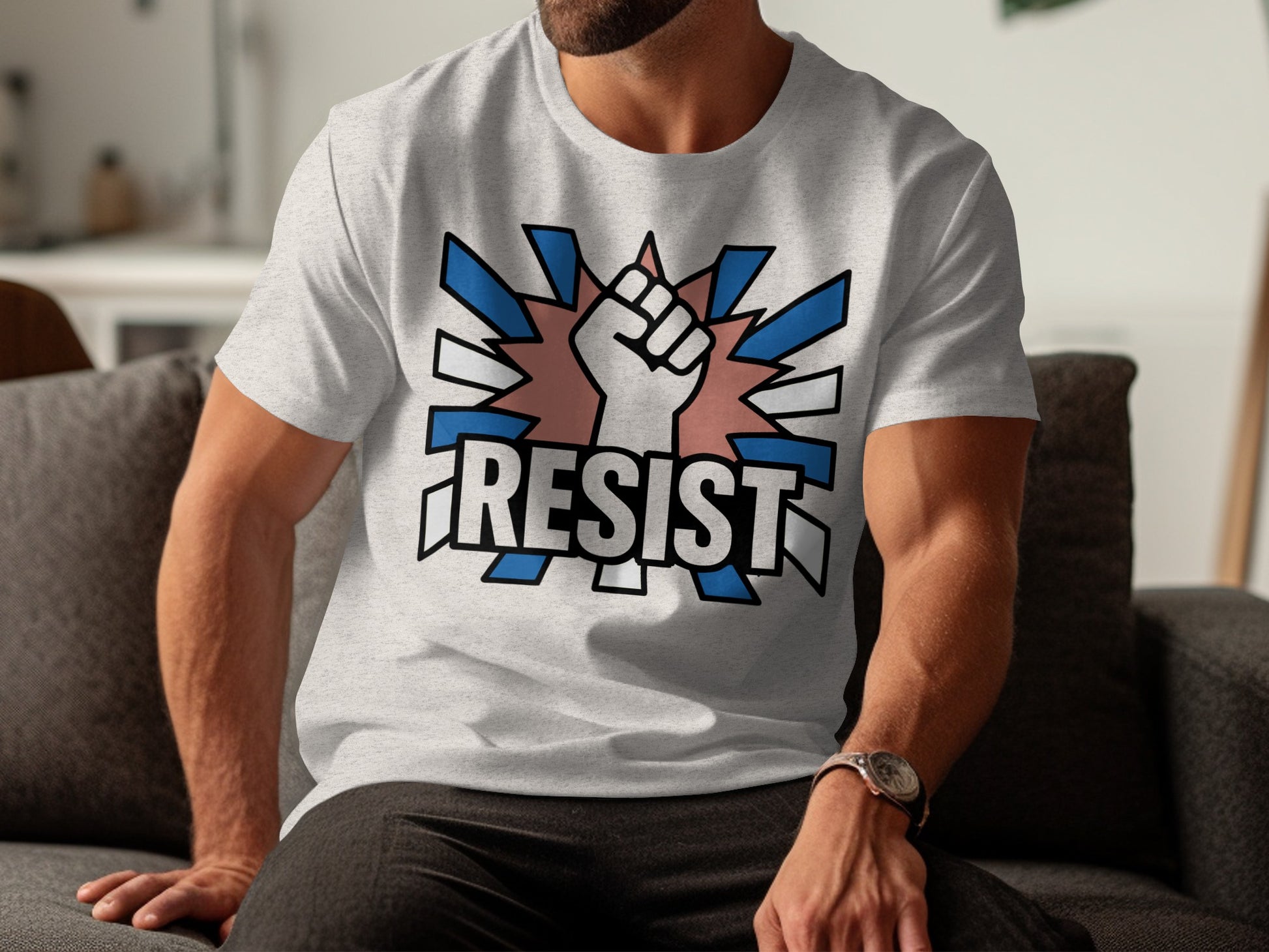Resist Graphic T-Shirt Empowerment Statement product