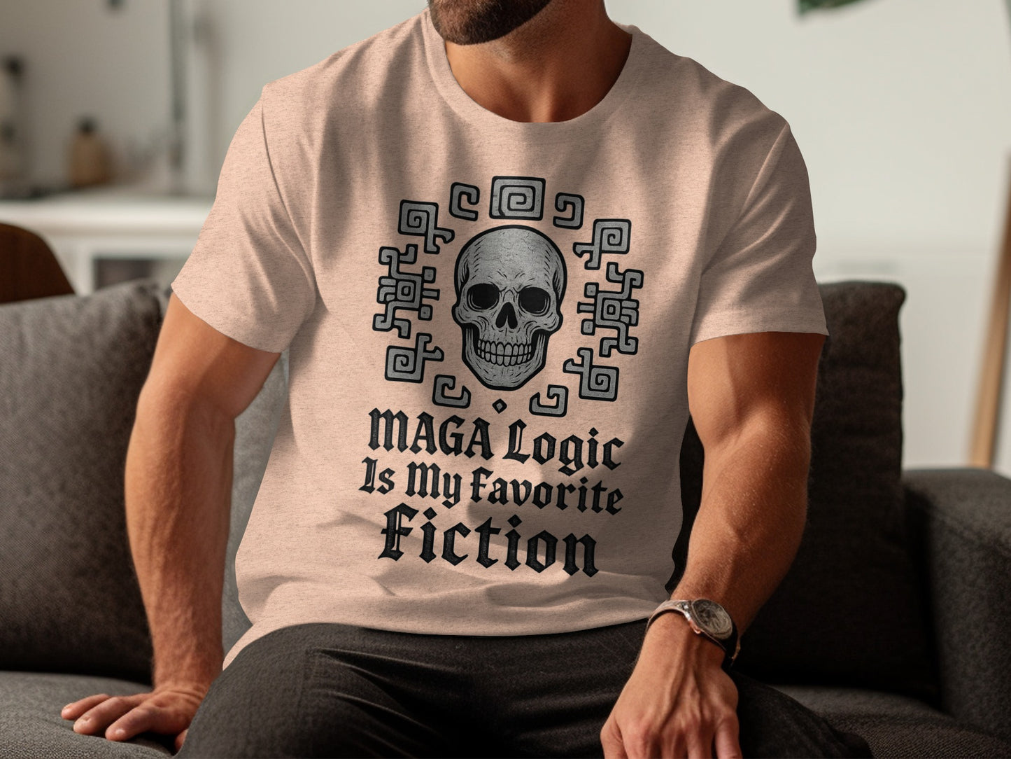MAGA Logic Is My Favorite Fiction Graphic Tee