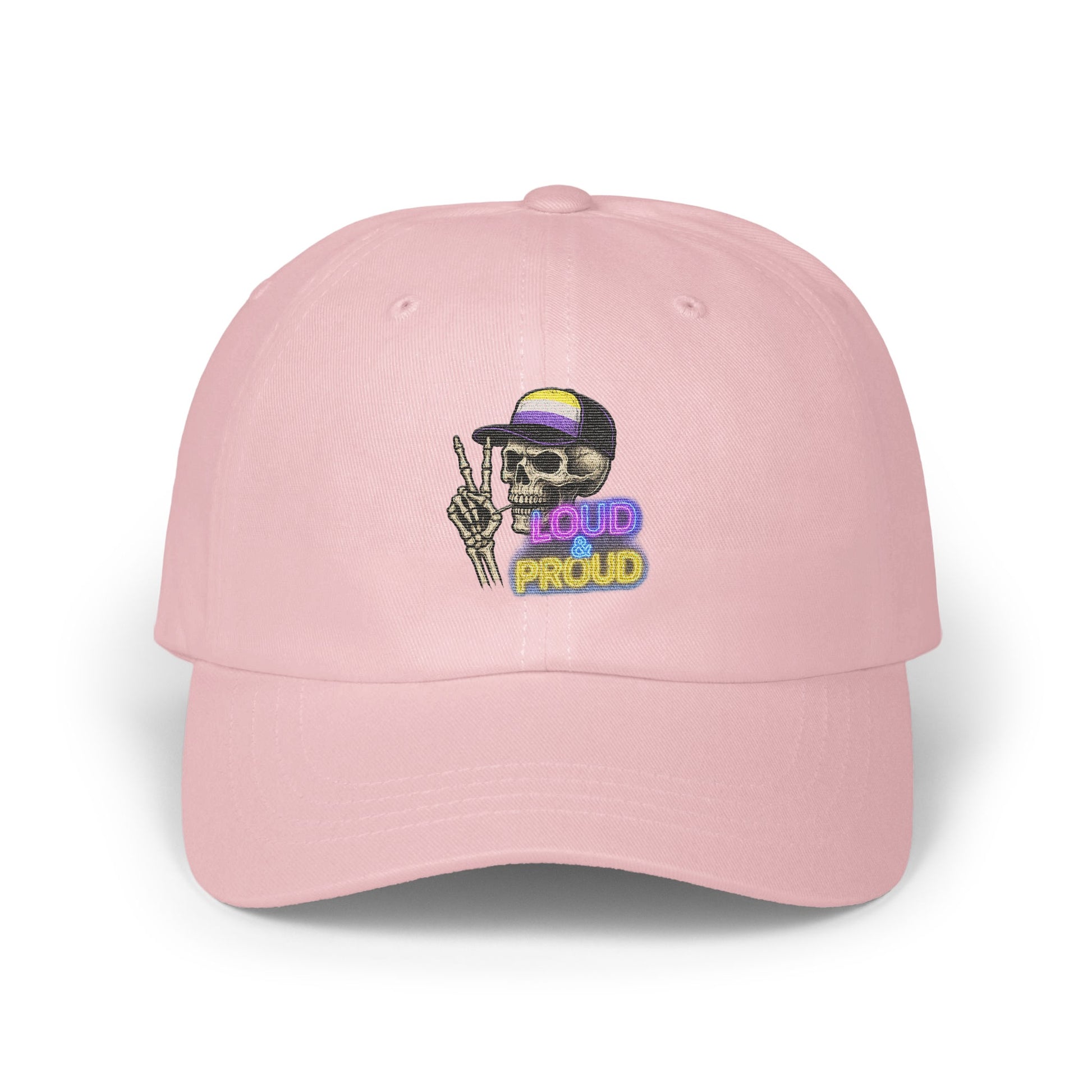 Loud Proud Skeleton Graphic Design Baseball Cap product type