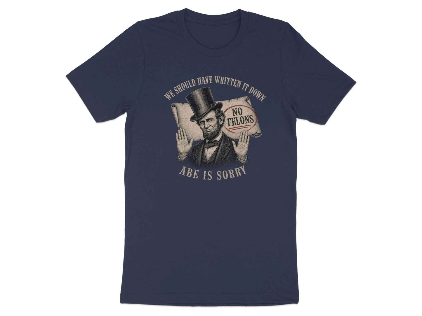 Abe's Regret: Political Satire T-Shirt