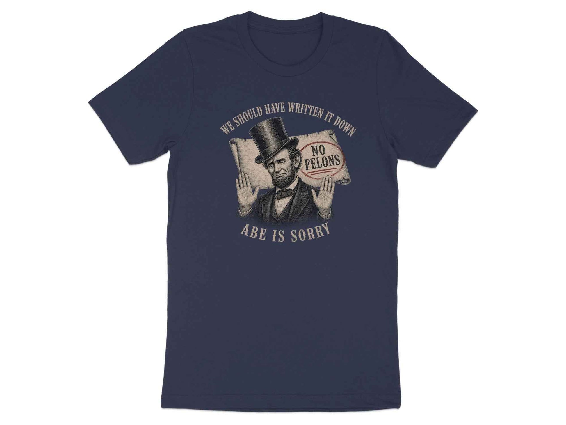 Abe's Regret: Political Satire T-Shirt