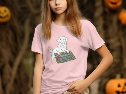 Cute Halloween Trick or Treat Dog T-shirt
