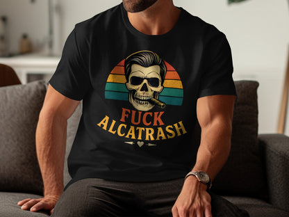 Fuck Alcatrash Skull Graphic T-Shirt product