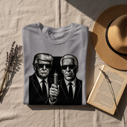 Men in Black Style Parody Graphic Tee Shirt Product