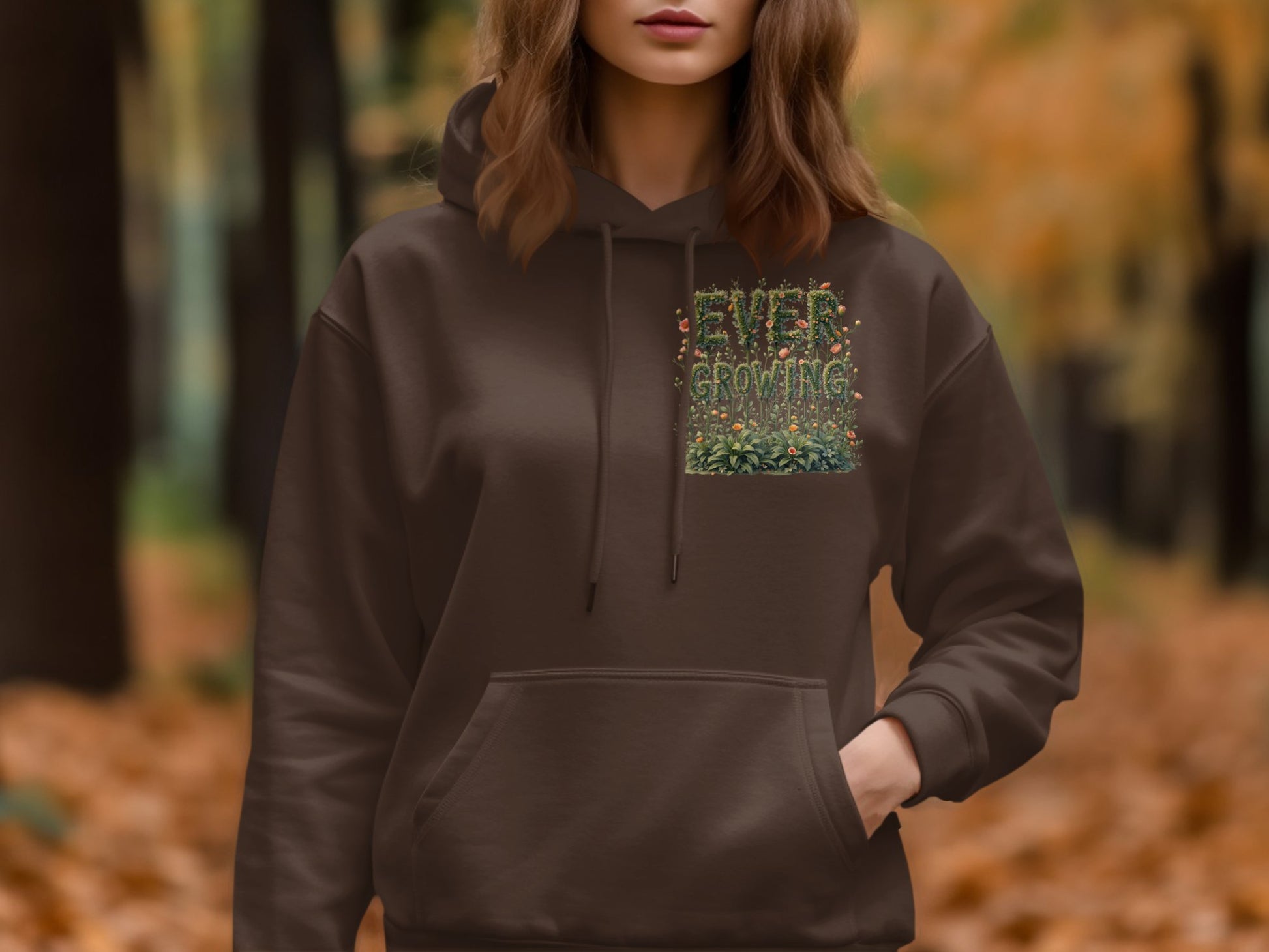 Ever Growing Floral Artistic Design Hoodie product