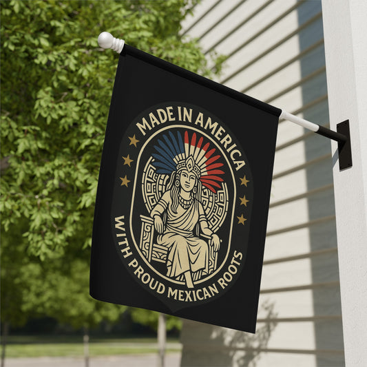 Made in America with Proud Mexican Roots Outdoor Flag